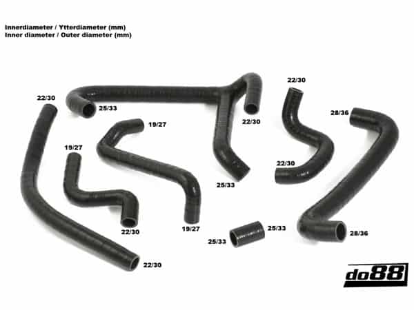 do88 Porsche 911 Turbo (930) (1978-1989) - Oil Hose Kit - KIT141S