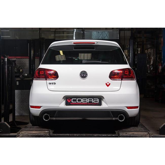 Cobra Sport VW Golf GTD (Mk6) 2.0 TDI (5K) (09-13) Venom Box Delete GTI Style Cat Back Exhaust