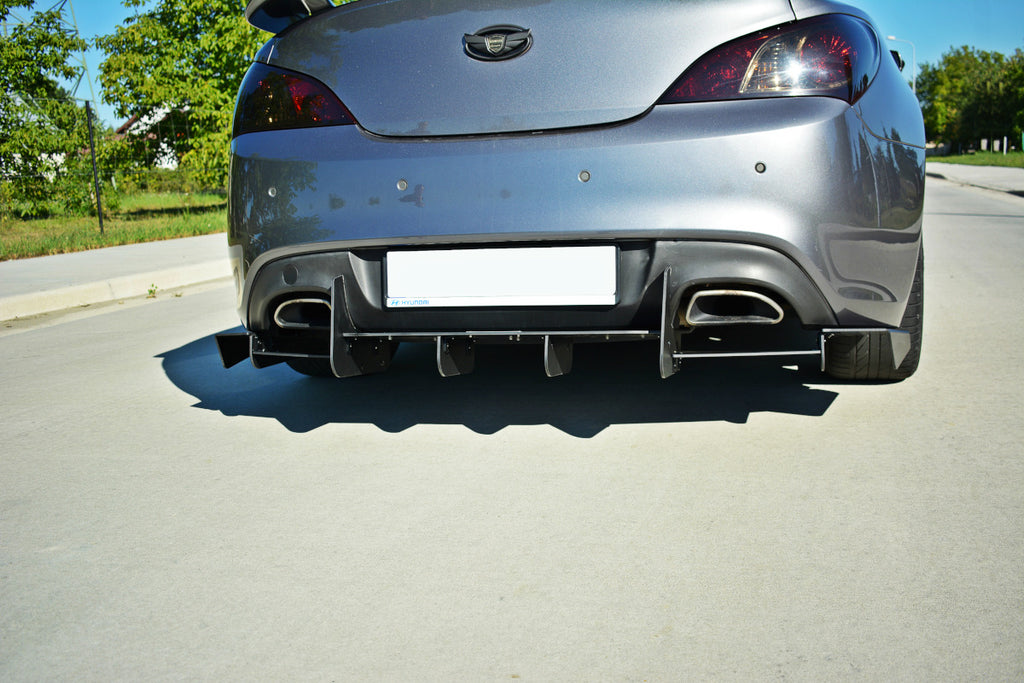 Maxton Design Rear Diffuser Hyundai Genesis Mk1 Coupe (2009-2012) - HY-GE-1-C-CNC-RS1A