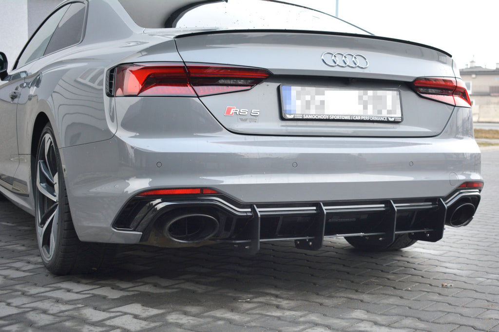 Maxton Design Rear Diffuser V2 Audi RS5 F5 Coupe/Sportback - AU-RS5-2-CNC-RS2A