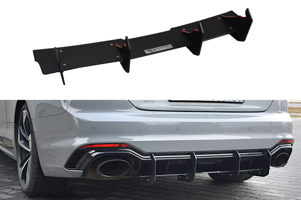 Maxton Design Rear Diffuser V2 Audi RS5 F5 Coupe/Sportback - AU-RS5-2-CNC-RS2A