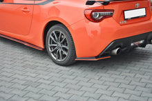 Load image into Gallery viewer, Maxton Design Rear Side Splitters (Black &amp; Red) V2 Toyota GT86 Facelift (2017+) - TO-GT86-1F-RSD1RRED+RSD1