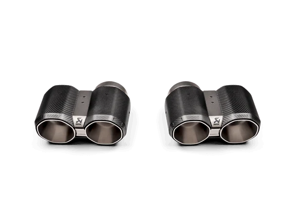 BMW G8X M3/M4 Akrapovic Octagonal Carbon Tail Pipe Set