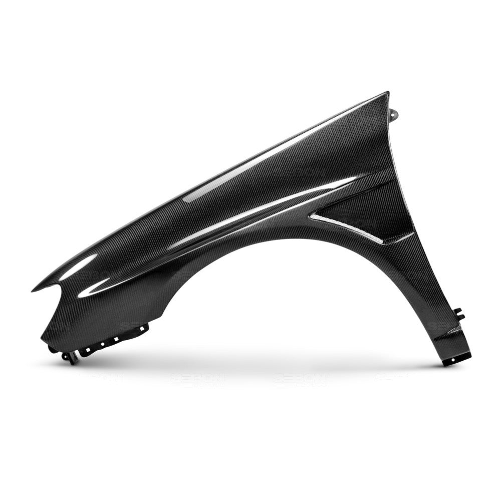 Seibon Carbon Front Wing Pair - Subaru Impreza GDB - 2006 - 2007 (10mm Wider)