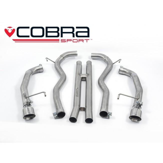 Cobra Sport Ford Mustang 5.0 V8 GT Fastback (2015-18) Venom Box Delete Race Cat Back Exhaust