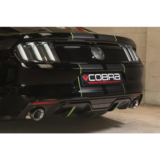 Cobra Sport Ford Mustang 5.0 V8 GT Fastback (2015-18) Venom Box Delete Race Cat Back Exhaust