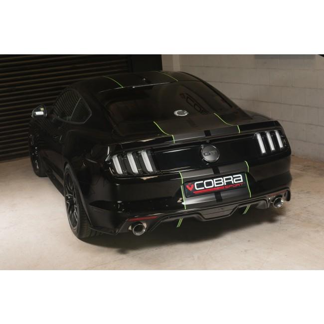 Cobra Sport Ford Mustang 5.0 V8 GT Fastback (2015-18) Venom Box Delete Race Cat Back Exhaust