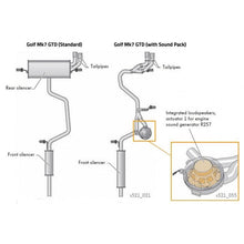 Load image into Gallery viewer, Cobra Sport VW Golf GTD (Mk7) 2.0 TDI (5G) (14-17) GTI Style Rear Exhaust