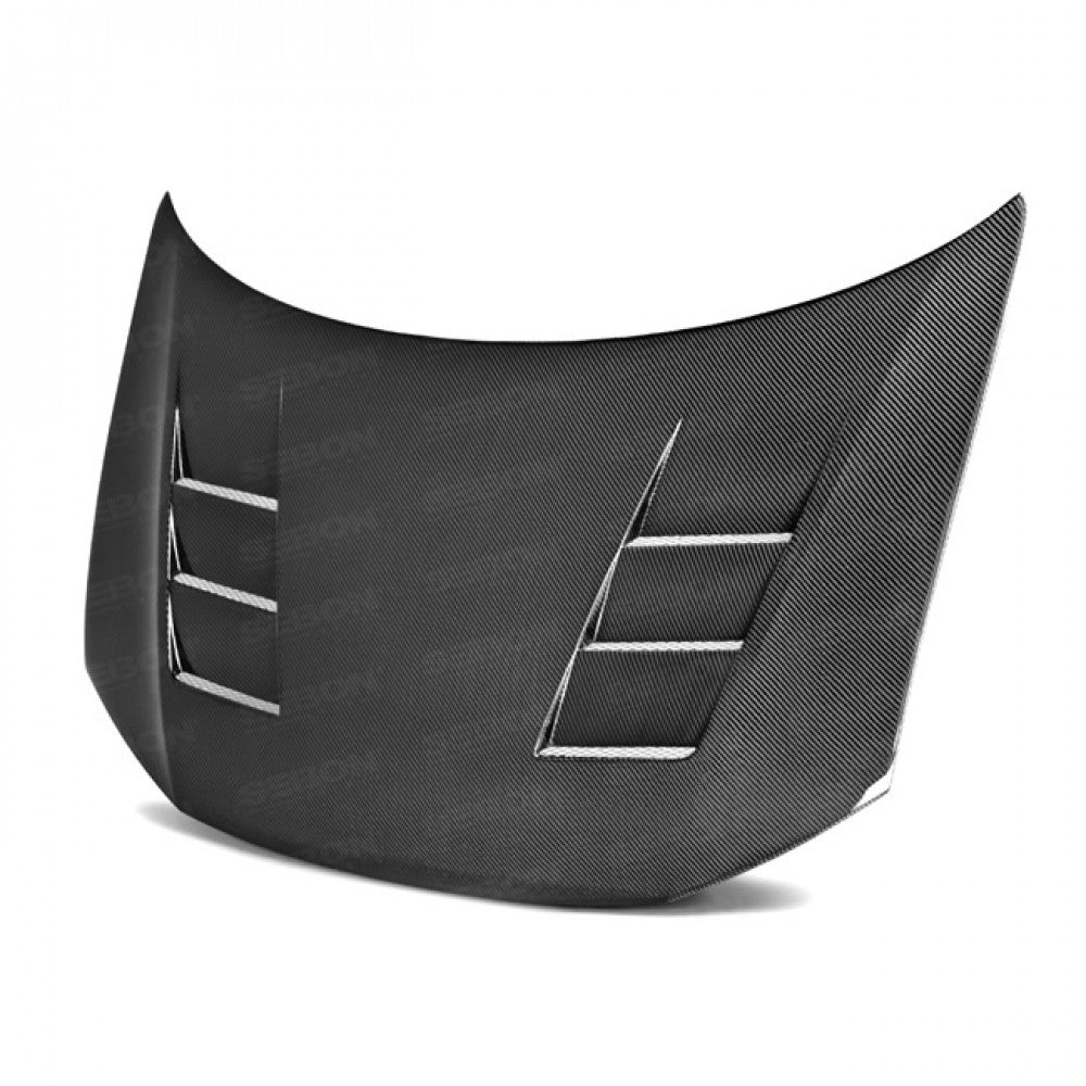 Seibon Carbon Fibre Bonnet - TS Style - Honda Civic 2DR 2012 - 2013