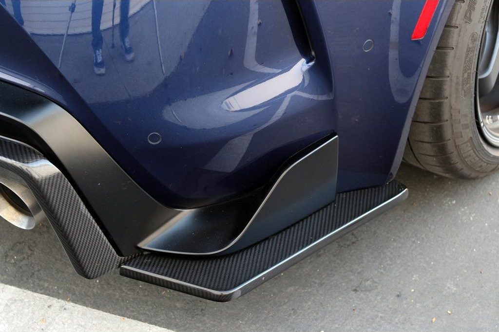 APR Performance Carbon Fiber Rear Bumper Skirts for A90 Toyota GR Supra