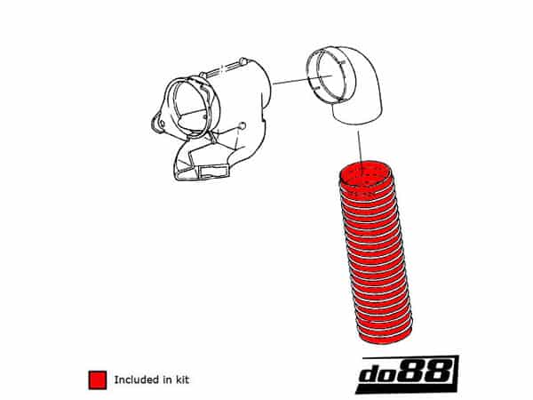 do88 Porsche 964 3.3 Turbo 1990-1994 Heater Hoses - DO88-KIT157