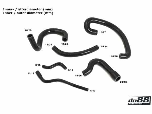 do88 Porsche 964 3.3 Turbo 1990-1994 K-Jetronic Hoses - DO88-KIT161S