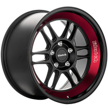 Load image into Gallery viewer, Klutch ML1 Matte Black with Racing Red Lip