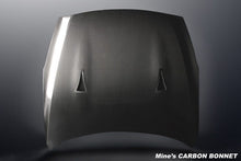 Load image into Gallery viewer, Mine’s Dry Carbon Hood (Bonnet) (Clearcoat Finish) for 2009-16 Nissan GT-R [R35]