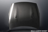Mine’s Dry Carbon Hood (Bonnet) (Clearcoat Finish) for 2009-16 Nissan GT-R [R35]