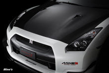 Load image into Gallery viewer, Mine’s Dry Carbon Hood (bonnet) for 2009-16 Nissan GT-R [R35]