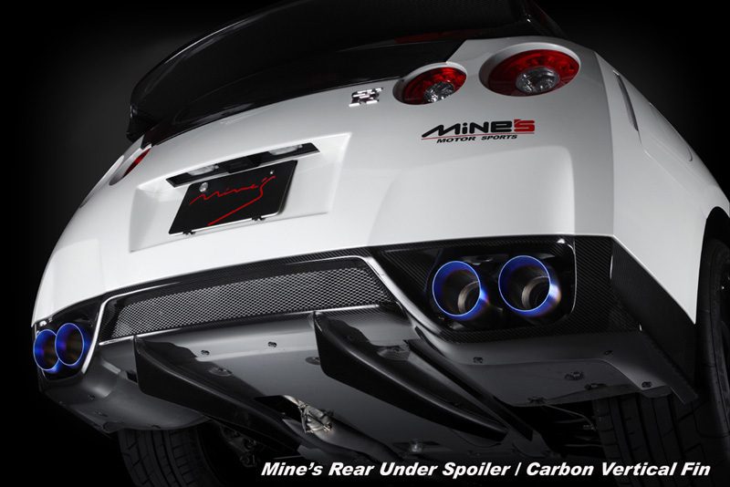 Mine’s Carbon Rear Under Spoiler for 2009-11 Nissan GT-R (CBA) [R35] G102094