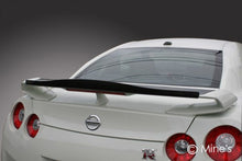Load image into Gallery viewer, Mine’s Carbon Rear Wing Cover w/Gurney Flap for OEM Wing for 2009-19 Nissan GT-R [R35] G102014