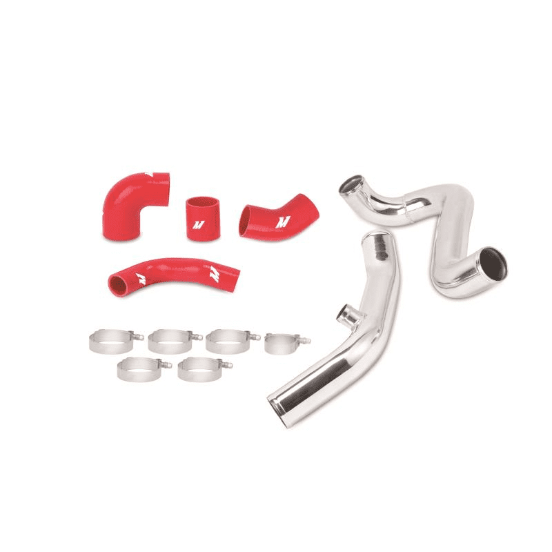 Mitsubishi Lancer Evolution VII/VIII/IX Upper Intercooler Pipe Kit 2001-2007 Red Hoses