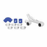 Mitsubishi Lancer Evolution X Lower Intercooler Pipe Kit 2008-2015 Blue Hoses MMICP-EVO-10LBL