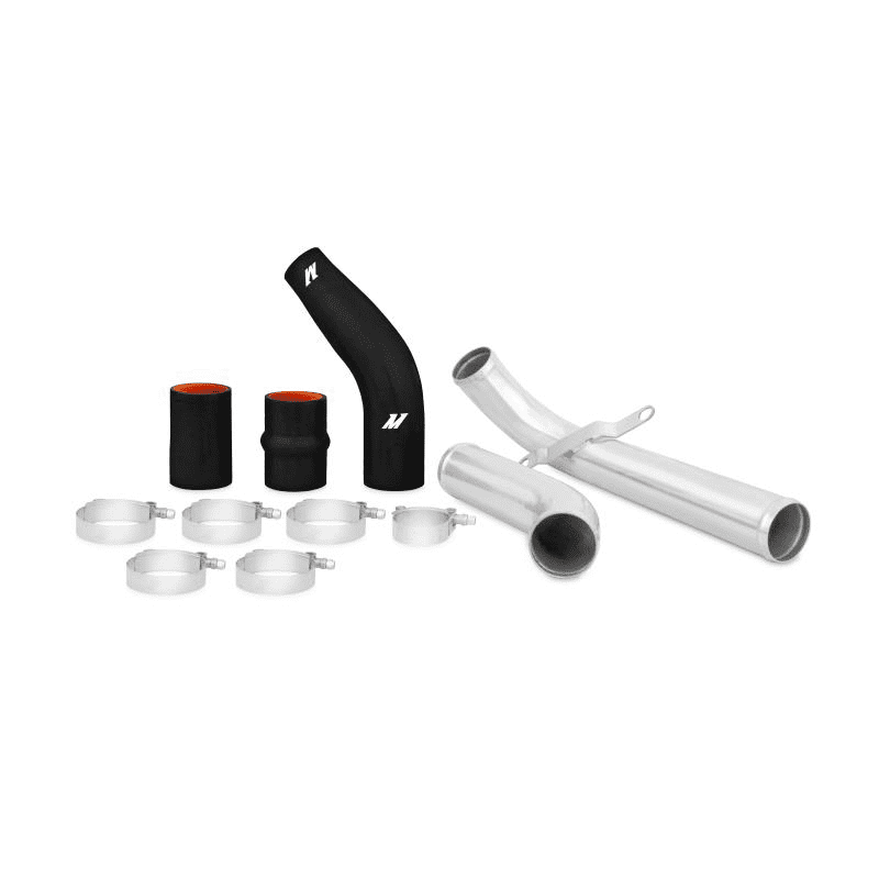 Mitsubishi Lancer Evolution X Upper Intercooler Pipe Kit 2008-2015 Black Hoses MMICP-EVO-10UBK