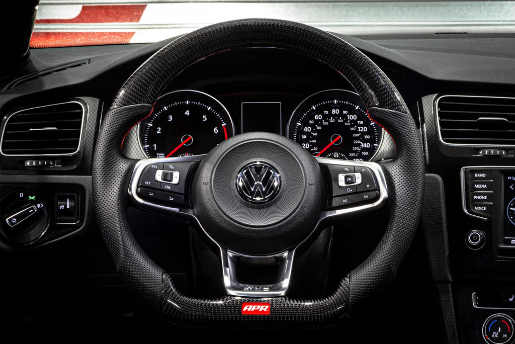 APR VW Mk7 Golf R/GTI/GTD Leather & Carbon Fibre Steering Wheel