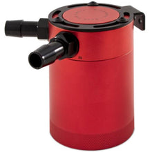 Load image into Gallery viewer, Oil catch can compact baffled mishimoto 2-port / red