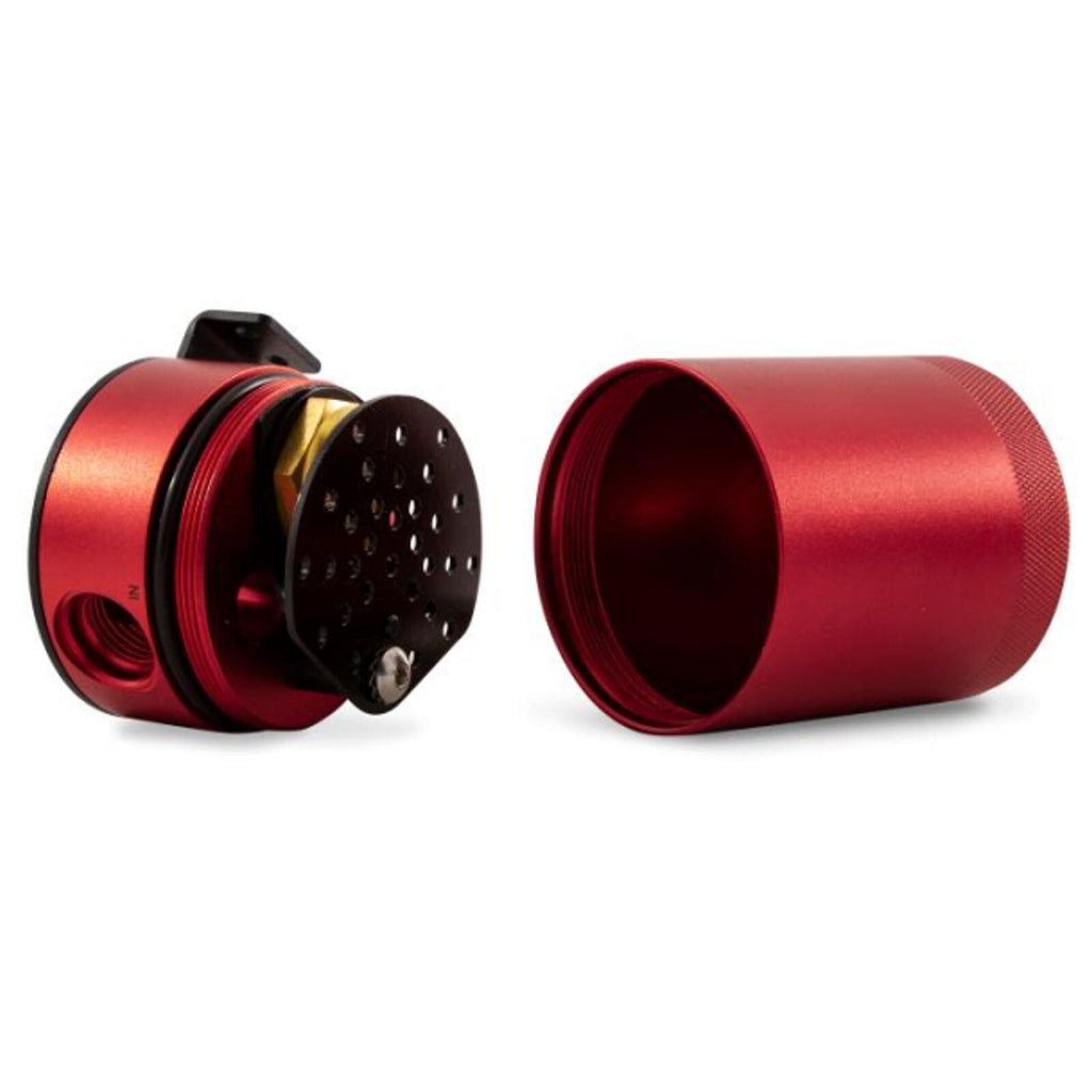 Oil catch can compact baffled mishimoto 2-port / red