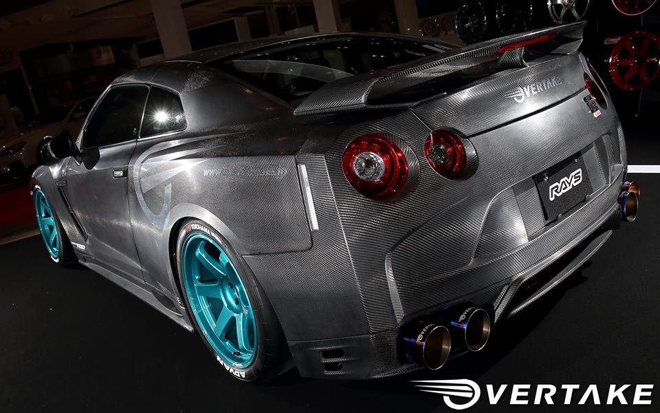 Overtake 100-V Saikou Exhaust for 2009-19 Nissan GT-R [R35]