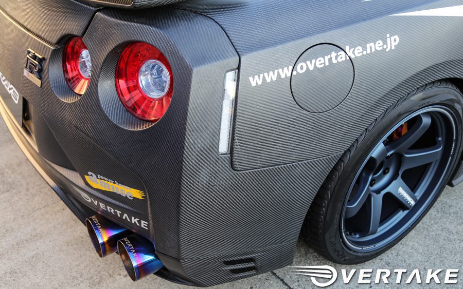 Overtake 100-V Saikou Exhaust for 2009-19 Nissan GT-R [R35]