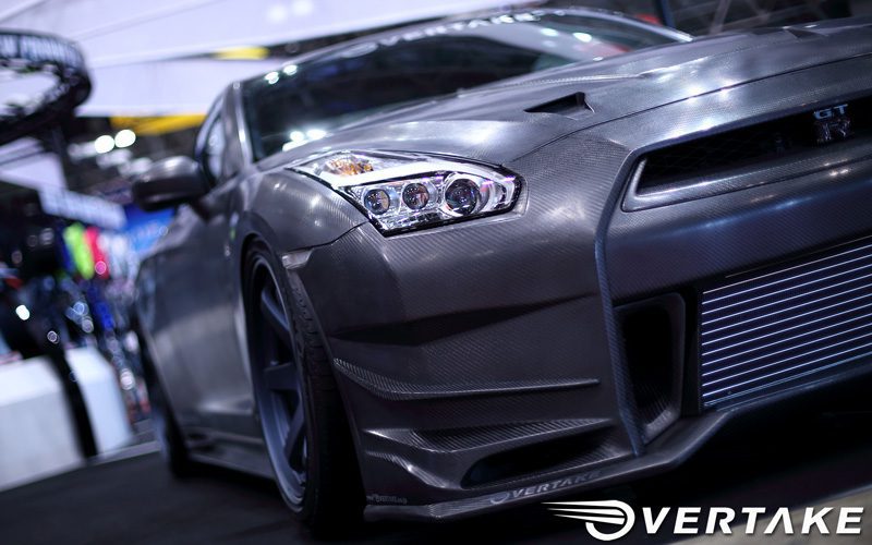 Overtake Carbon Racing Front Face (Complete Set) for 2009-19 Nissan GT-R [R35]