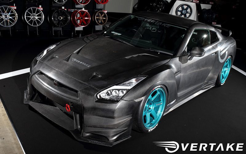 Overtake Carbon Racing Front Face (Complete Set) for 2009-19 Nissan GT-R [R35]