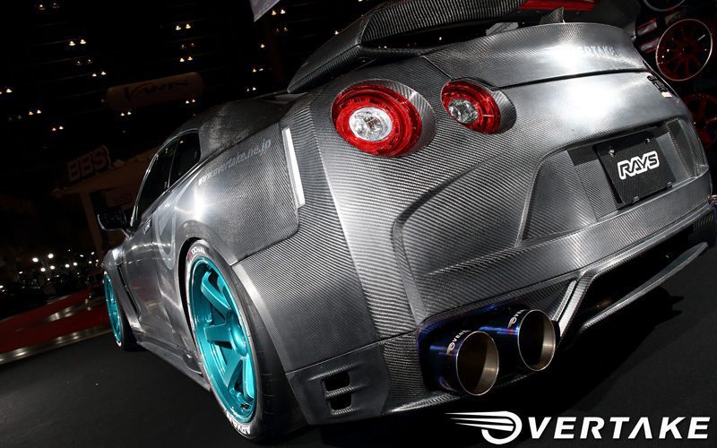 Overtake Dry Carbon Rear Bumper for 2009-19 Nissan GT-R [R35]