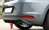 Rieger Seat Leon Cupra Rear Diffuser - Satin Black (2014-17) - 00027023