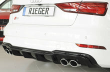 Load image into Gallery viewer, Rieger Audi S3 Saloon &amp; Cabrio Rear Diffuser - Gloss Black (2016+) - 00088185