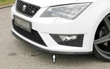 Rieger Seat Leon FR & Cupra Front Splitter - Gloss Black (2013-17) - 00088105