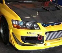 VARIS Carbon Oil Cooler Duct for Normal Bumper for 2003-05 Mitsubishi Evo VIII [CT9A] VAMI-047