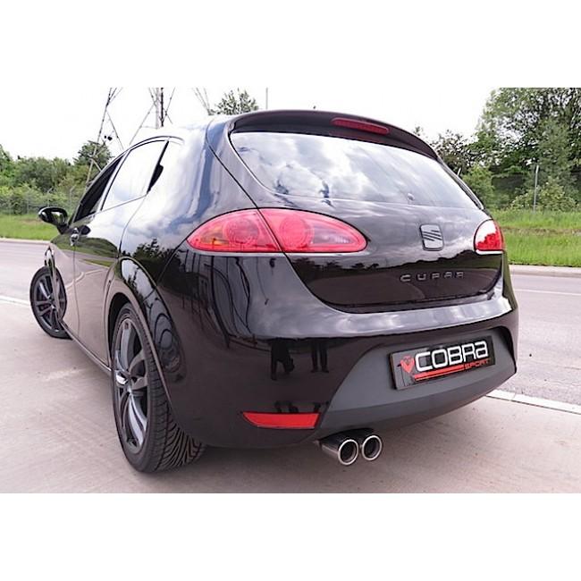 Cobra Sport Seat Leon Cupra Mk2 1P 2.0 T FSI (06-12) Turbo Back Exhaust