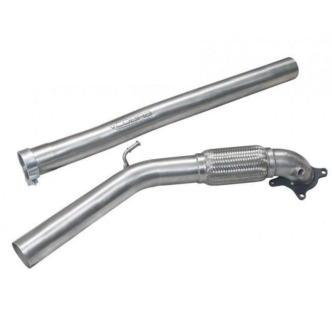 Cobra Sport Seat Leon FR Mk2 1P 2.0 T FSI (06-13) Sports Cat/De-Cat Front Downpipe Exhaust