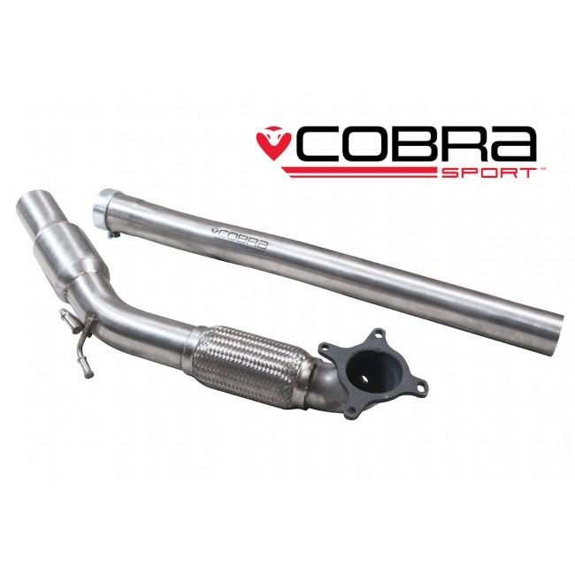 Cobra Sport Seat Leon FR Mk2 1P 2.0 T FSI (06-13) Sports Cat/De-Cat Front Downpipe Exhaust