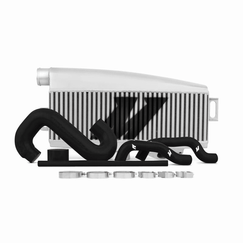 Subaru Impreza WRX/STI Top Mount Intercooler Kit 2002-2007 Silver w/ Black Hoses MMTMIC-WRX-01SLBK