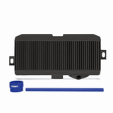 Subaru WRX STI Top Mount Intercooler Kit 2008+ Black w/ Blue Hoses MMTMIC-STI-08BKBL