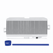 Load image into Gallery viewer, Subaru WRX STI Top Mount Intercooler Kit 2008+ Silver w/ Blue Hoses MMTMIC-STI-08SLBL