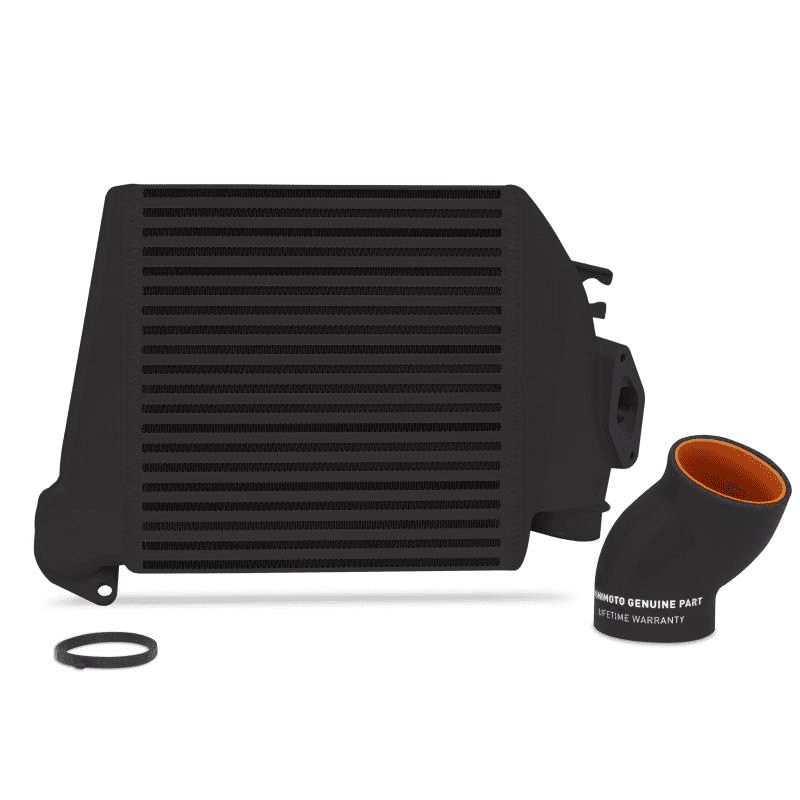 Subaru WRX Top Mount Intercooler Kit 2008-2014 Black w/ Black Hose MMTMIC-WRX-08BKBK