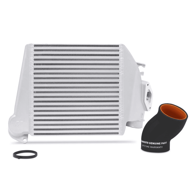 Subaru WRX Top Mount Intercooler Kit 2008-2014 Silver w/ Black Hose MMTMIC-WRX-08SLBK