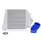 Subaru WRX Top Mount Intercooler Kit 2008-2014 Silver w/ Blue Hose MMTMIC-WRX-08SLBL