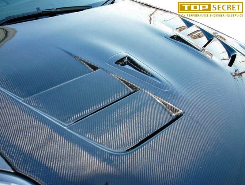 Top Secret Carbon Fiber Aero Vented Hood for 2009-16 Nissan GT-R [R35]