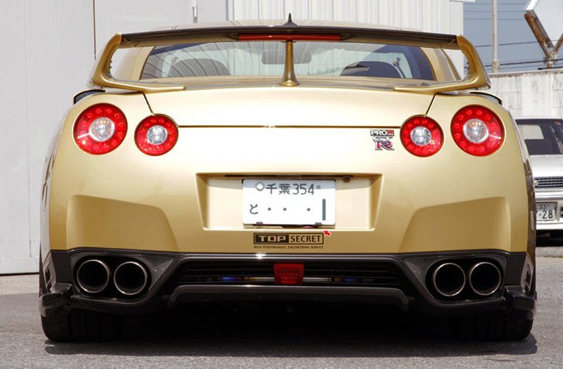 Top Secret Rear Wing (FRP) for 2009-19 Nissan GT-R [R35]