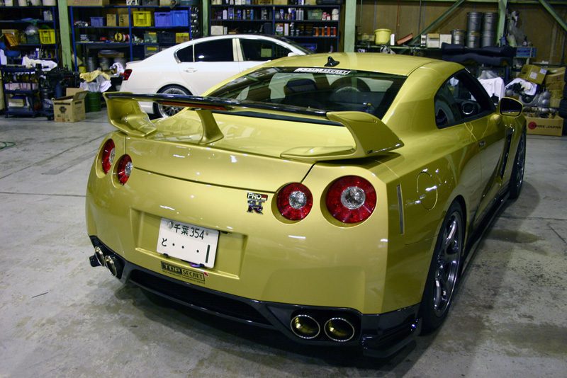 Top Secret Rear Wing (FRP) for 2009-19 Nissan GT-R [R35]