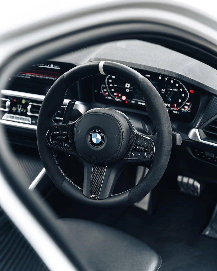 BMW AUTOID TRE Pre-Preg Carbon Fibre Steering Wheel Trim Accent